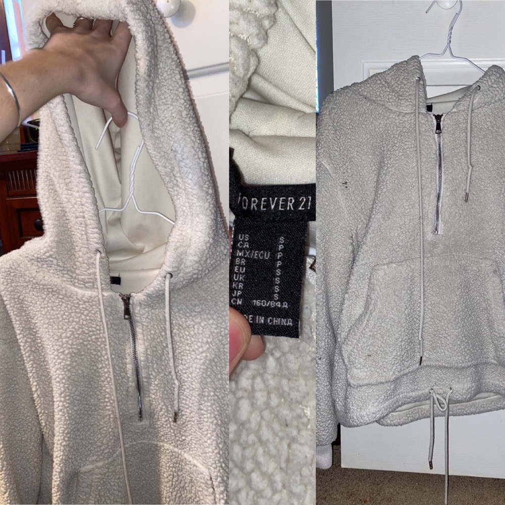 Forever 21 fuzzy hoodie
